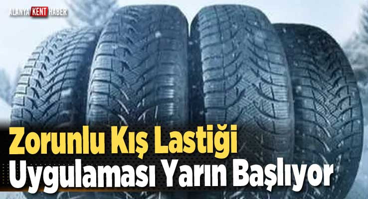 Zorunlu Kış Lastiği Uygulaması Yarın Başlıyor